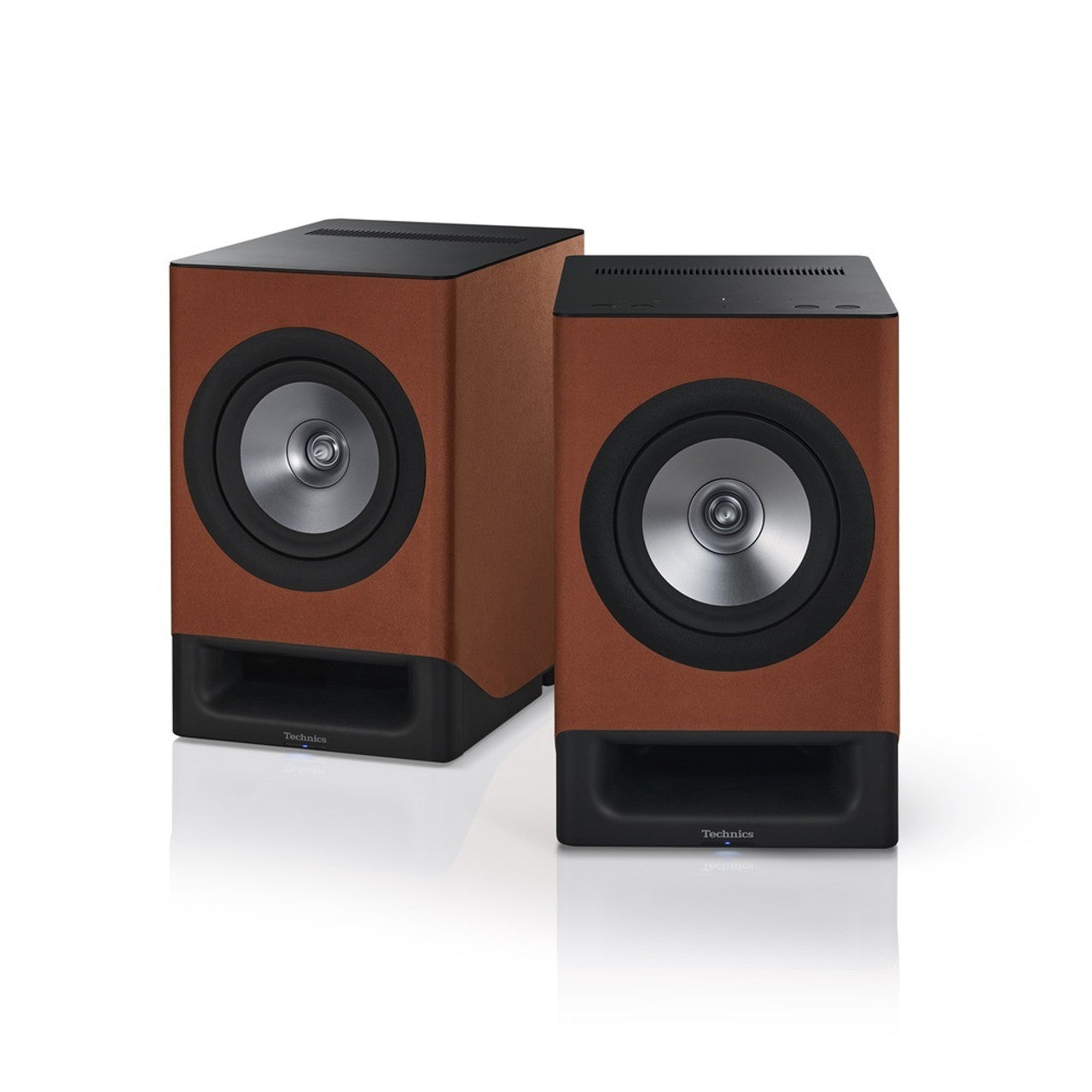 TECHNICS - CX700 Wireless Bookshelf Speakers (Terracotta Brown, Pair)