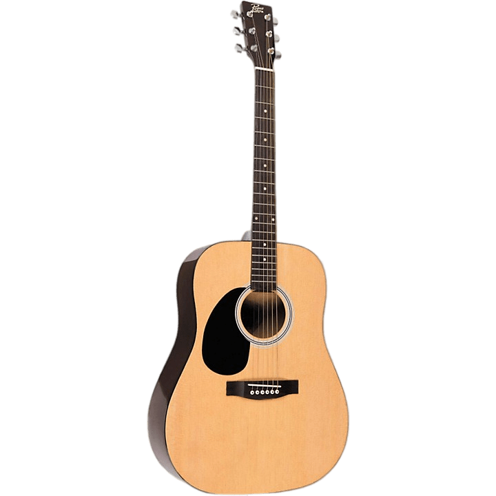 Rogue RG-624 Left-Handed Dreadnought Acoustic Guitar Natural