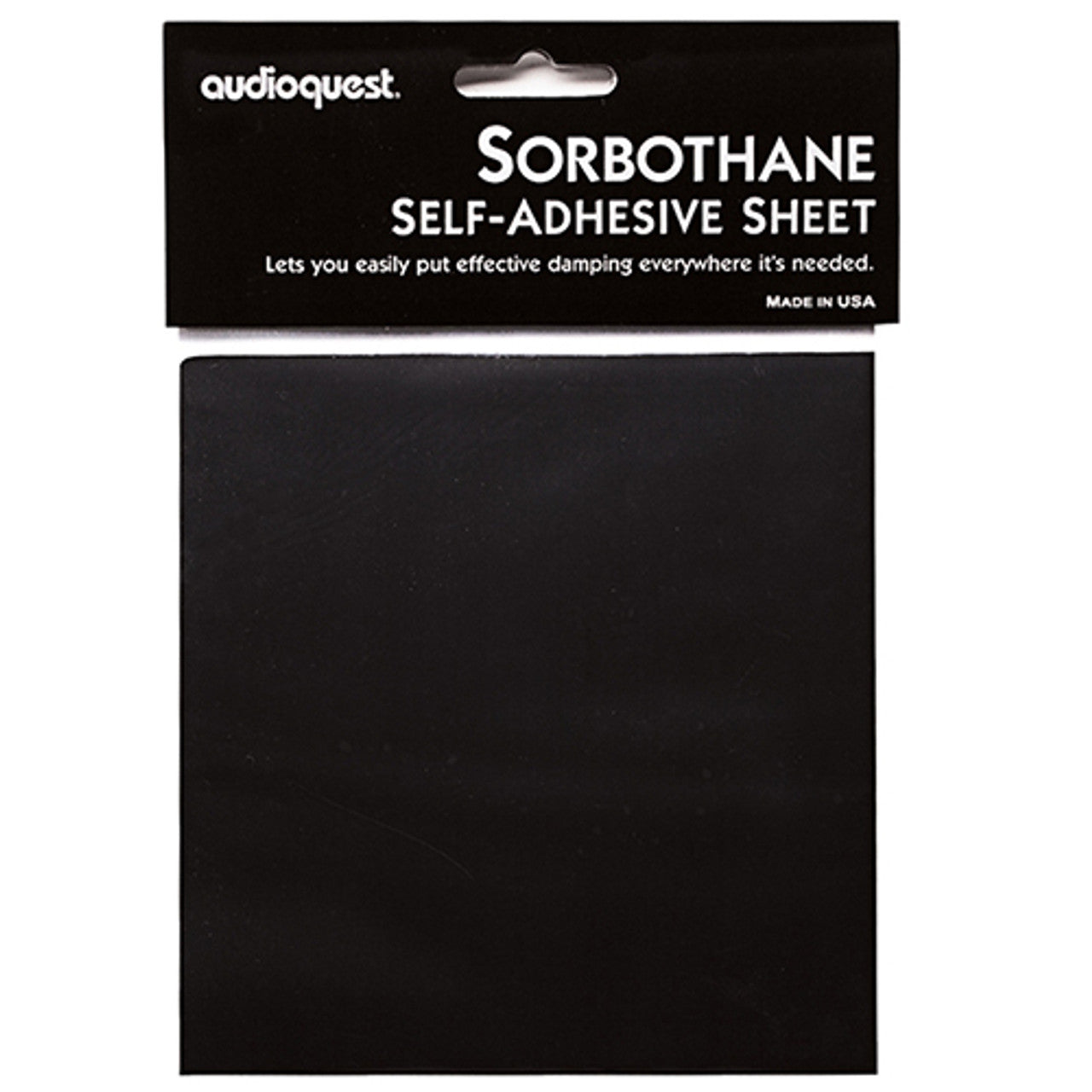 AUDIOQUEST - Sorbothane 6" x 6" Self Stick Sheet (ea)