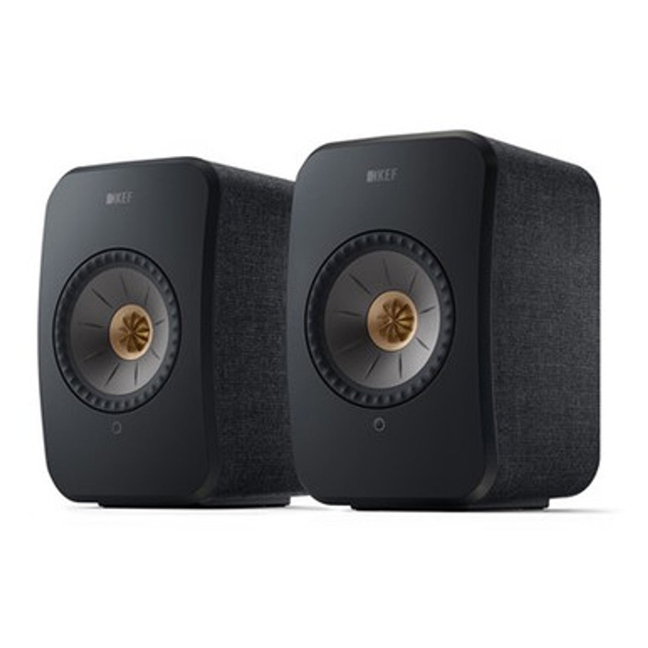 KEF - LSX II Wireless Bookshelf Speakers (Black, Pair)