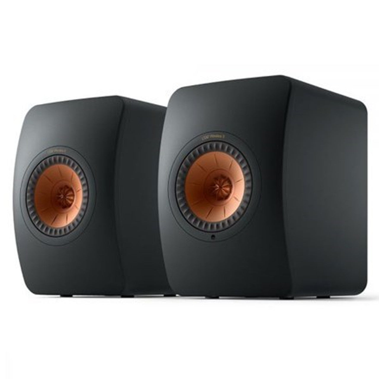 KEF - LS50 Wireless II Powered Bookshelf Speakers (Black, Pair)