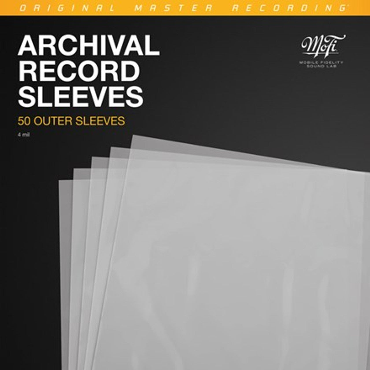 MOBILE FIDELITY SOUND LAB - Archival Record Outer Sleeves (50pk, Translucent)