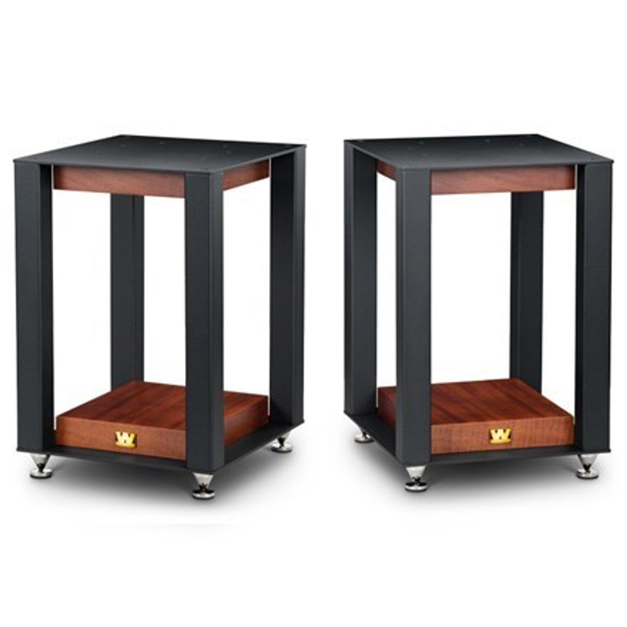 WHARFEDALE - Linton Speaker Stands (Red Mahogany, Pair)