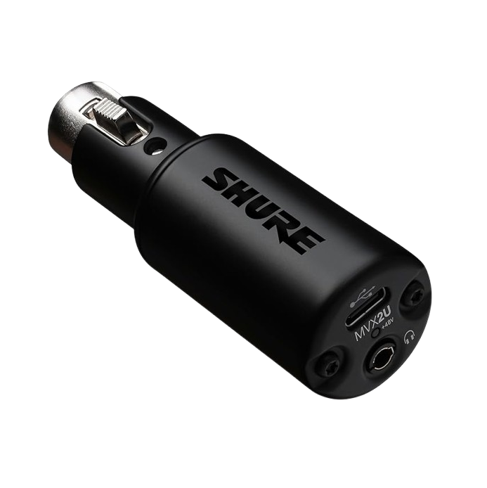 Shure MVX2U XLR-to-USB Digital Interface with Headphone Jack