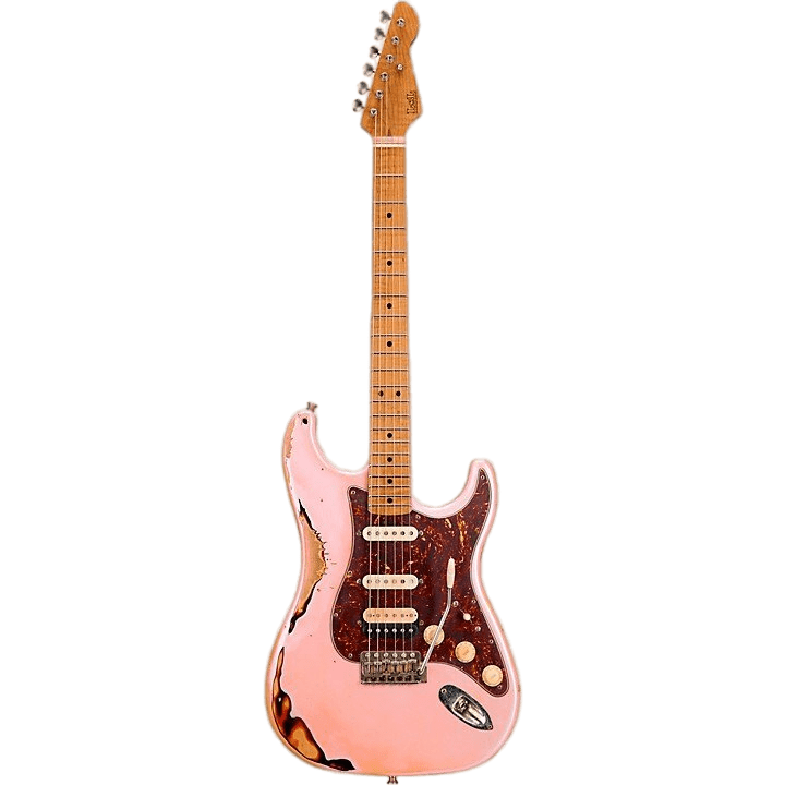 LsL Instruments Saticoy HSS Electric Guitar Ice Pink over 3-Color Sunburst