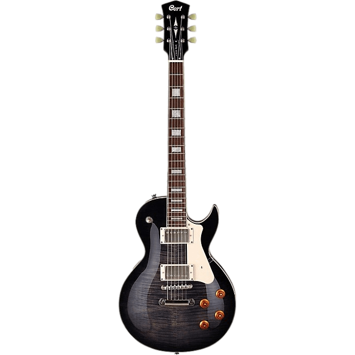 Cort Classic Rock Series Single-Cut Electric Guitar Transparent Black