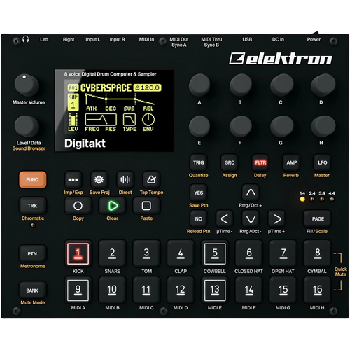 Elektron Digitakt 8-Voice Digital Drum Computer and Sampler