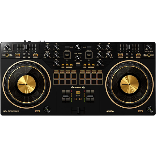 Pioneer DJ DDJ-REV1-N Serato Performance DJ Controller in Limited-Edition Gold