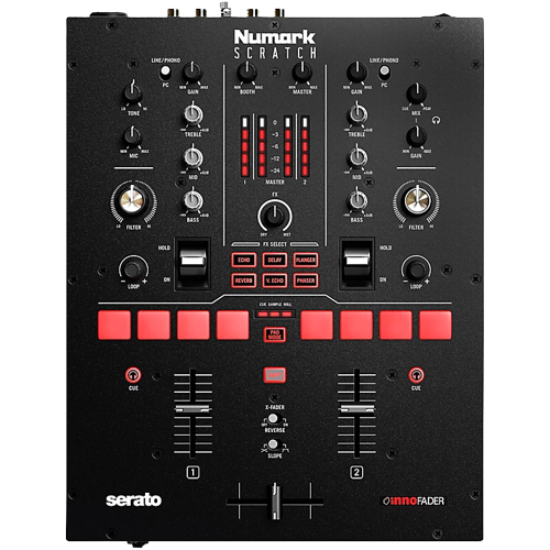 Numark Scratch 2-Channel DJ Mixer for Serato DJ Pro