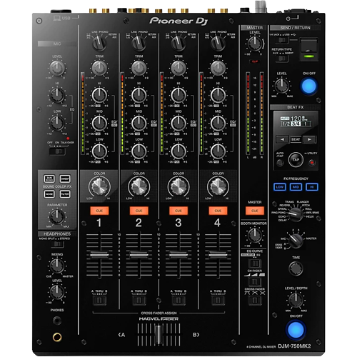 Pioneer DJ DJM-750MK2 4-Channel DJ Mixer With Effects and rekordbox