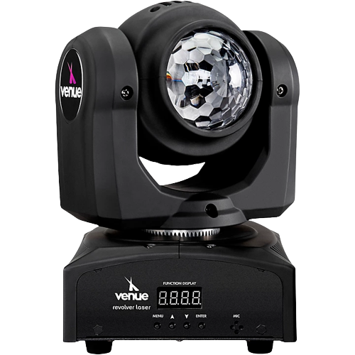 Venue Revolver Laser Dual-Sided Moving Head Effect Light With Laser and Moonflower