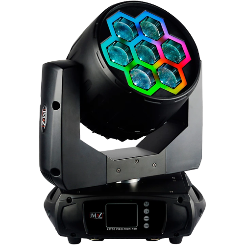 JMAZ LIGHTING PIXL TRON 740Z LED Wash Moving Head with 40W LEDs and Tron Effect Ring