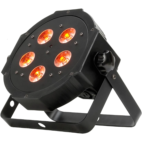 American DJ MEG600 Mega Hex Par RGBAW+UV LED Light Black