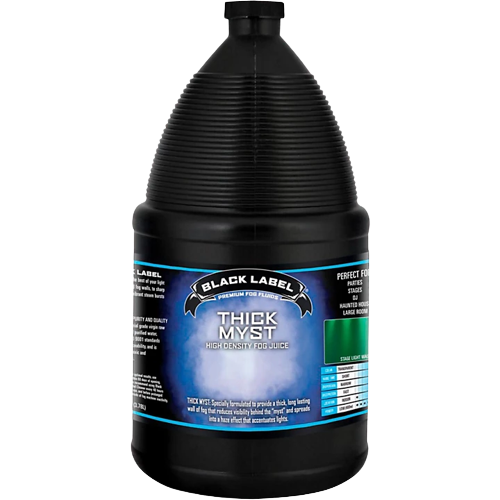 Black Label Thick Myst High Density Fog Juice - 1 Gallon