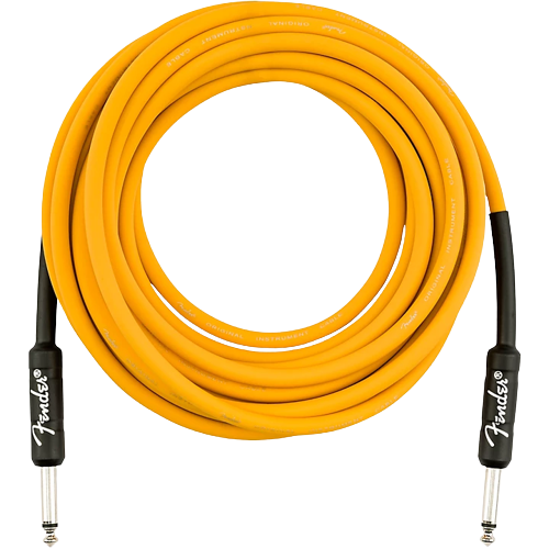 Fender Original Series Straight to Straight Limited-Edition Instrument Cable 18.6 ft. Butterscotch Blonde