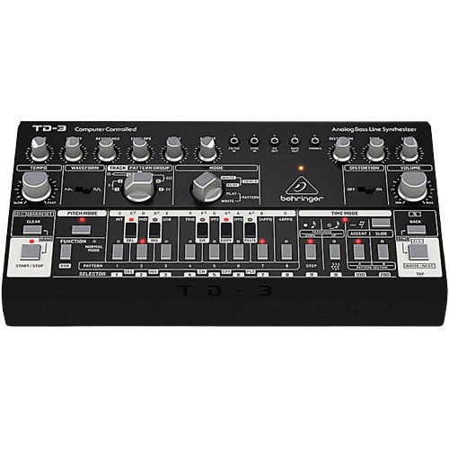 Behringer TD-3 Analog Bass Line Synthesizer Black