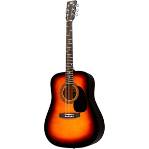 Rogue RA-090 Dreadnought Acoustic Guitar Sunburst