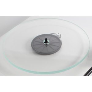 REGA - Glass Platter for Planar 2 Turntable (10mm, Clear Frosted Edge)