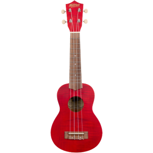Mitchell MU45F Exotic Soprano Ukulele Flamed Maple Cherry
