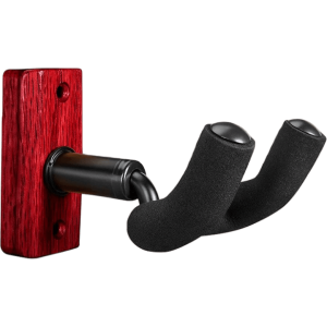 Proline Solid Wood Guitar Wall Hanger Cherry