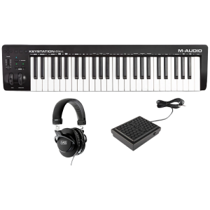 M-Audio Keystation 49es MK3 Controller With Sustain Pedal and Headphones