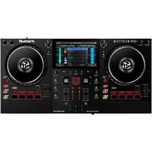 Numark Mixstream Pro + Standalone Streaming DJ Controller Black