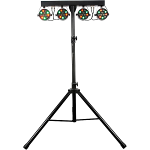 Eliminator Lighting Mini Par Bar Portable LED Lighting System