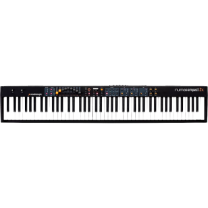 Studiologic Numa Compact 2x Semi-Weighted Keyboard With Aftertouch Black 88 Key