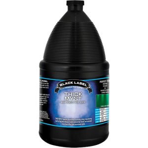 Black Label Thick Myst High Density Fog Juice - 1 Gallon