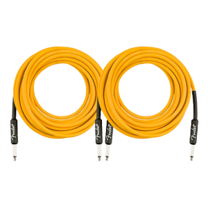 Fender Original Series Limited Edition Butterscotch Blonde Instrument Cable - 18.6 ft. - 2 Pack