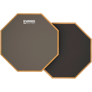 Evans RealFeel 2-Sided Speed and Workout Drum Pad Gray 12 in.