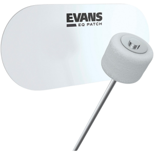 Evans EQ Double Bass Drum Patch Clear