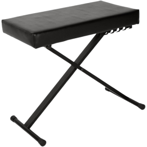 Musician's Gear KS-515-MG Deluxe Keyboard Bench