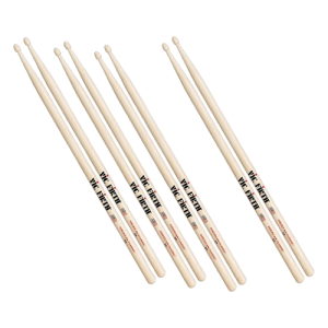 Vic Firth P5A.3-5A.1 American Classic Wood Tip Drumsticks (Pack of 4