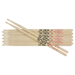 Vic Firth 6-Pair American Classic Hickory Drum Sticks Nylon 7A