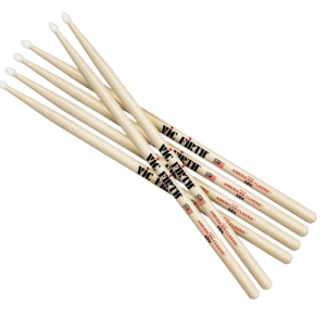 Vic Firth 3-Pair American Classic Hickory Drumsticks Nylon 5B