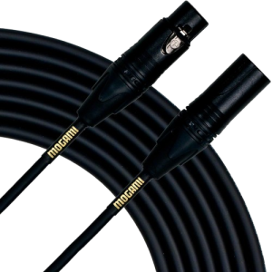 Mogami Gold Studio 15 ft XLR Microphone Cable with Quad Conductor Design